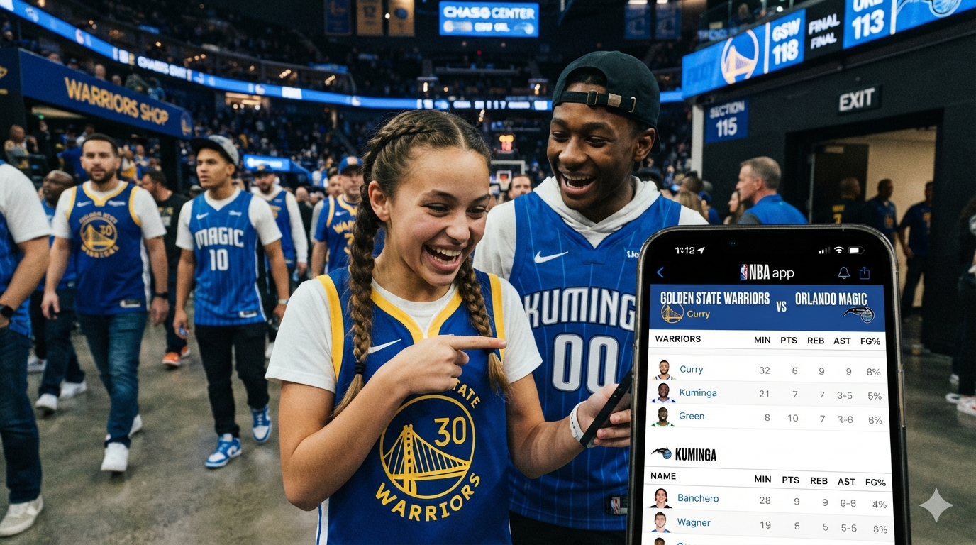 Golden State Warriors vs Orlando Magic Match Player Stats