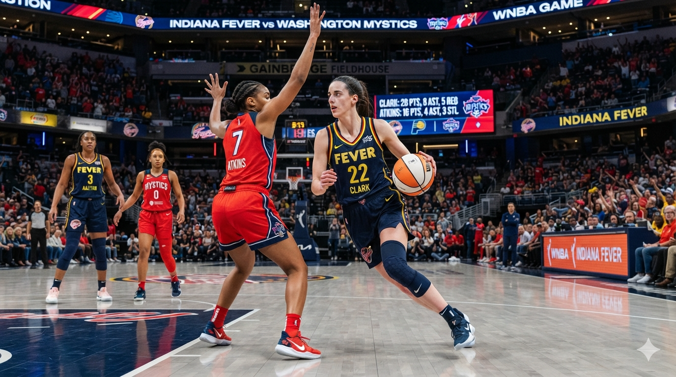 Indiana Fever vs Washington Mystics Match Player Stats