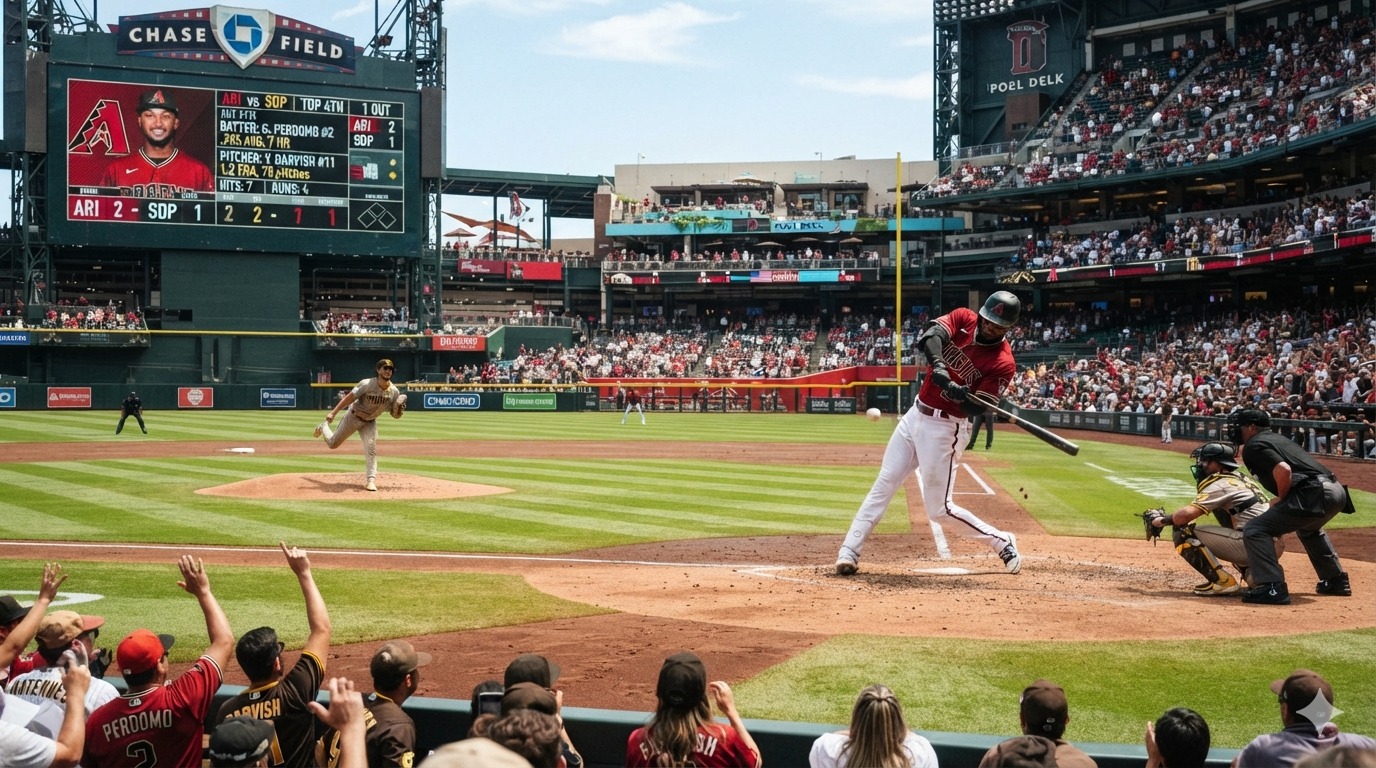 Diamondbacks vs Padres Match Player Stats