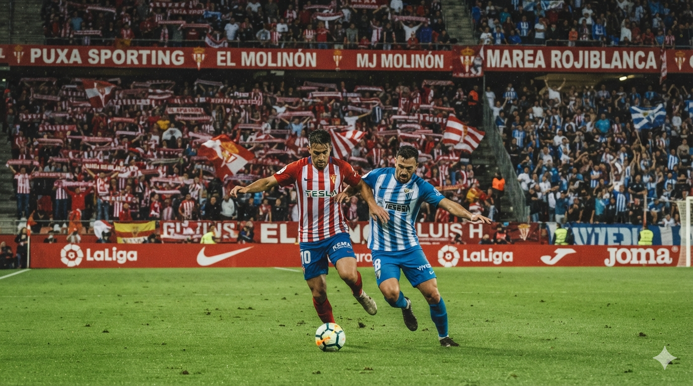 Sporting Gijón vs Málaga