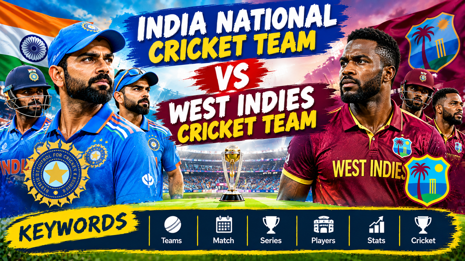 India National Cricket Team vs West Indies Cricket Team